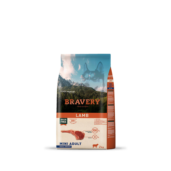 Bravery Lamb Mini Adult Small Breeds 02 kg - BRLA02