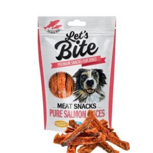 Let's Bite MEAT SNACKS PURE SALMON SLICES 80 gr