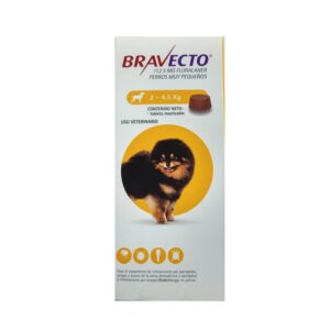 Tableta Masticable BRAVECTO 112.5 mg (2 a 4.5 kg)