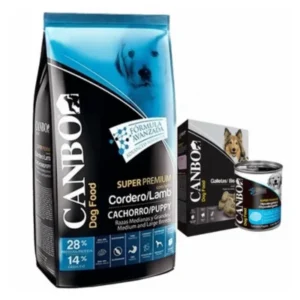 Canbo - CACHORRO - Rz Med y Grande - Cordero 15 Kg + GALLETA + LATA - CACM15c